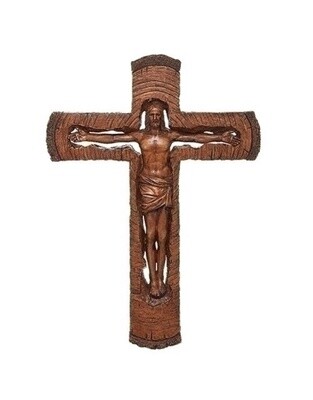 Roman JS Crosses &amp; Crucifixes - 30.5cm/12&quot; Carved Crucifix