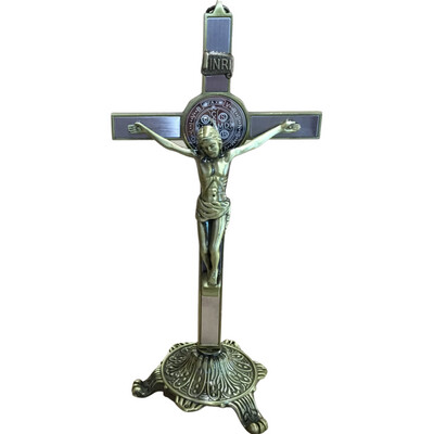 Metal Cross with Stand