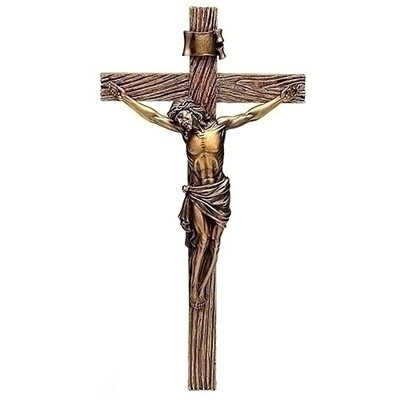 Roman JS Crosses &amp; Crucifixes - Antique Gold Crucifix