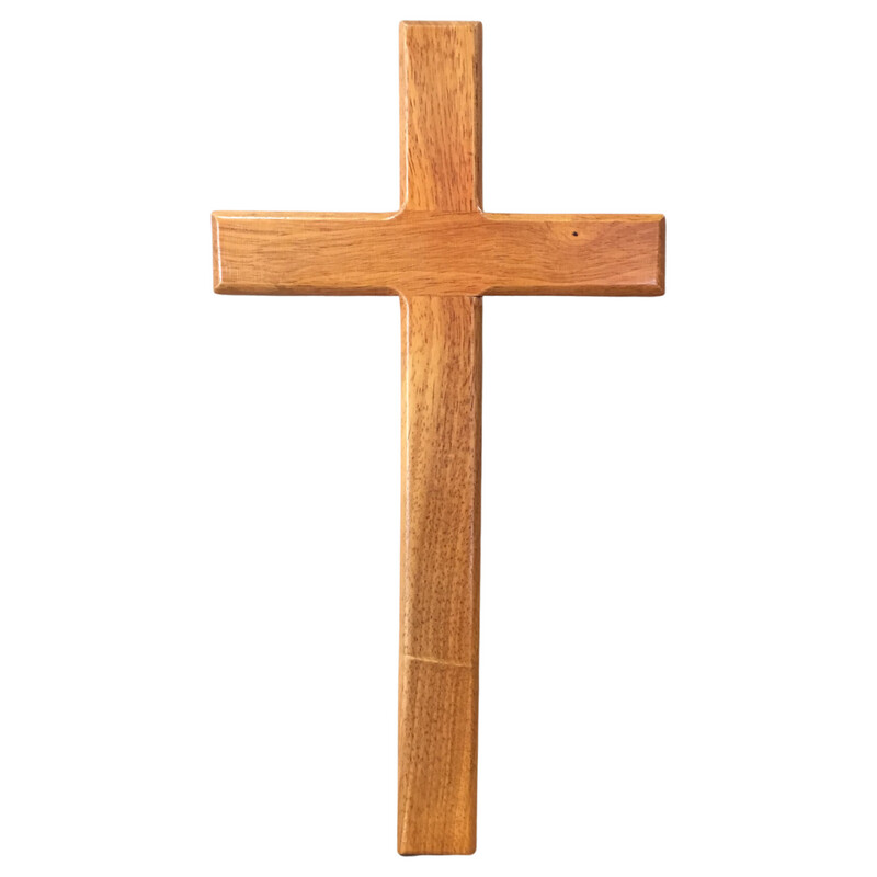 Wooden Cross Light Brown
