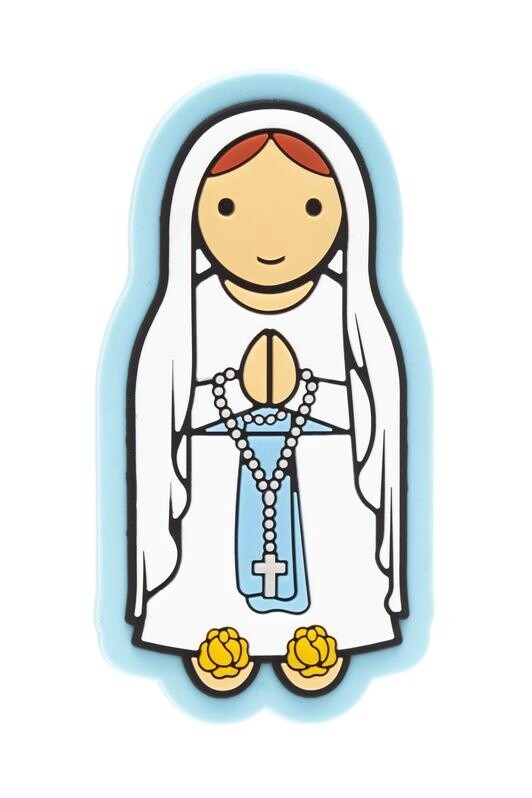 Our Lady of Lourdes Magnet (Little Drops)