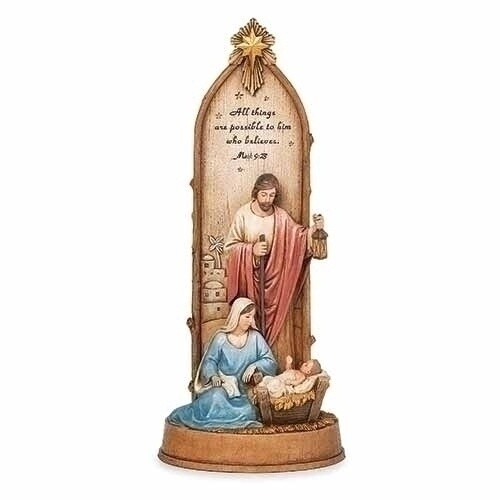 10&quot; HOLY FAMILY W/STAR