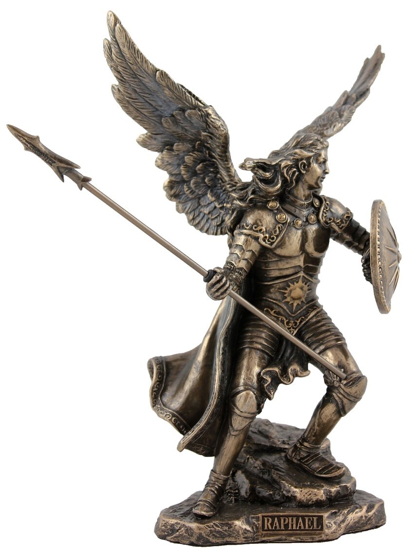 Archangel Raphael (small) 24cm - Bronze