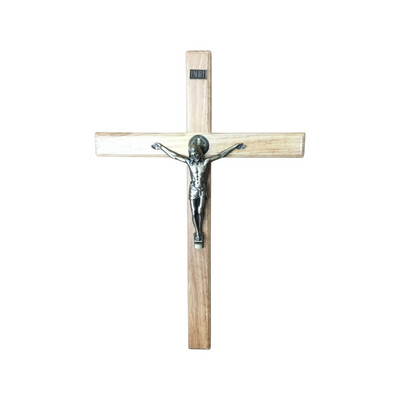 Wooden crucifix light Brown