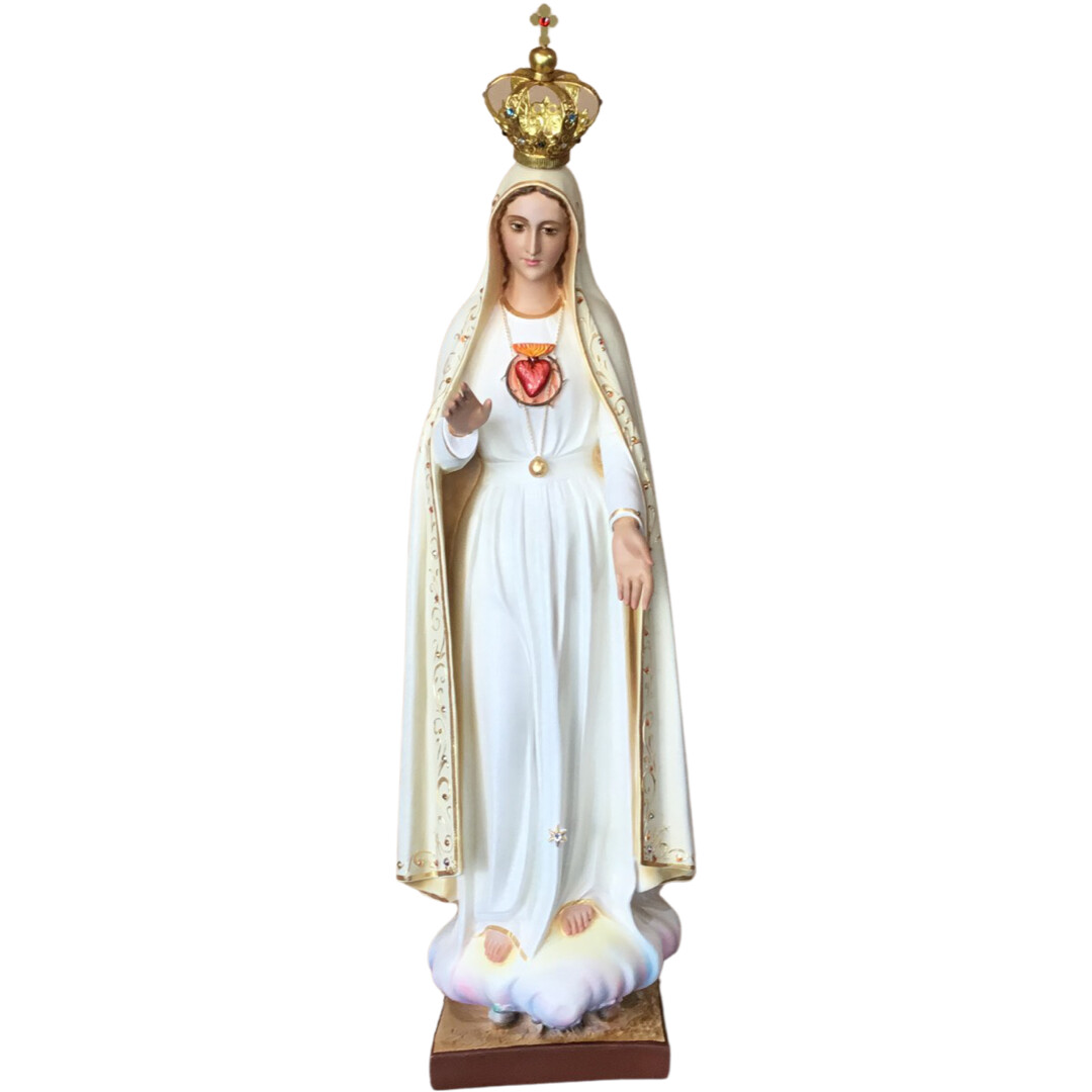 Our lady of Fatima Hand painted