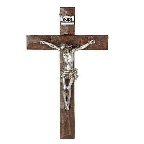 Roman GW Crucifixes &amp; Crosses - 7.5&quot; Silver Crucifix