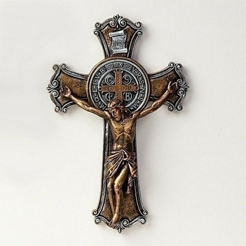 St Benedict Crucifix Two Tone