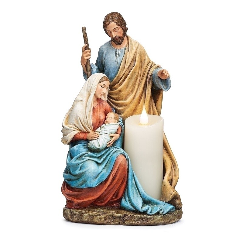 25cm/10&quot; Holy Family Candle Holder