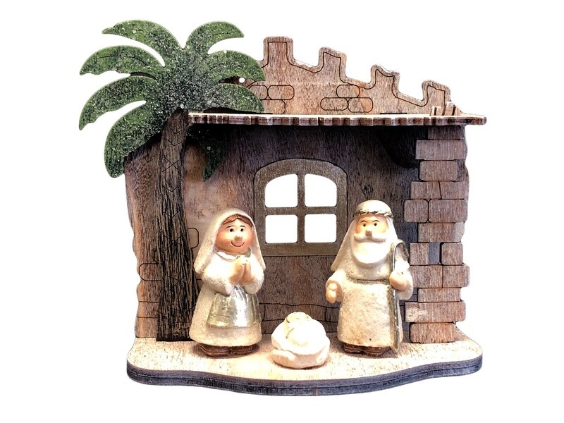 NATIVITY SET SIZE: 115 X 53X 105MM