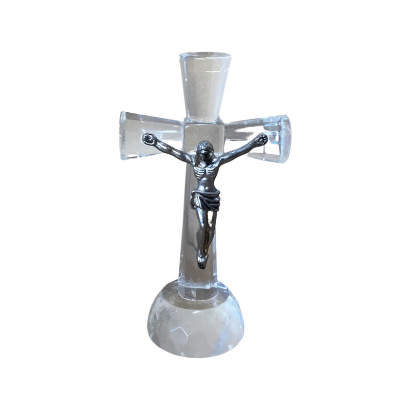 Crystal Cross Round