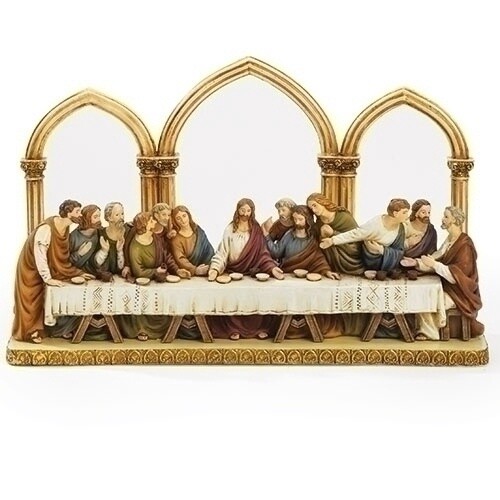 Roman JS Last Supper - 7.3" Last Supper With Arches (Florentine Style)