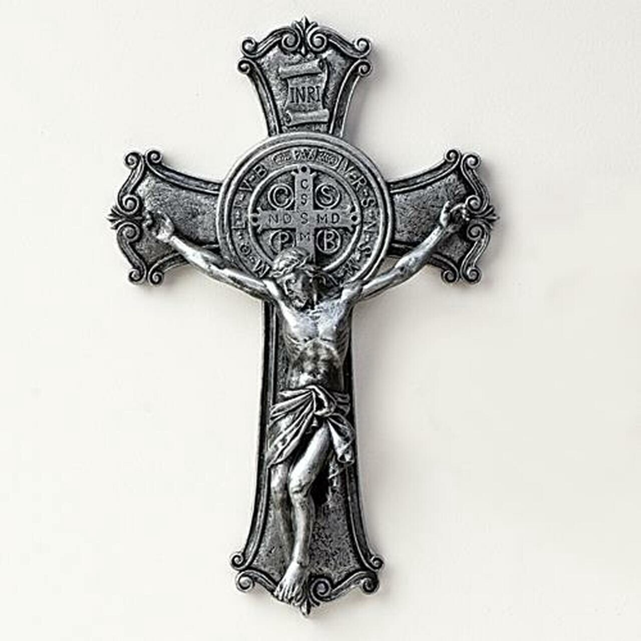 Benedict Crucifix Silver