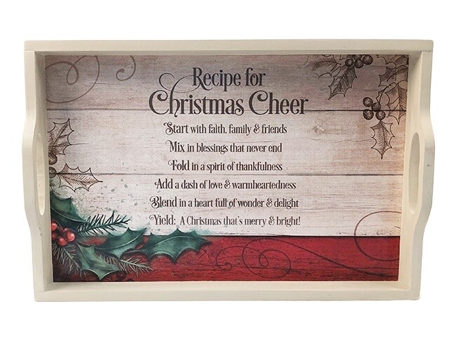 SERVING TRAY - CHRISTMAS CHEER