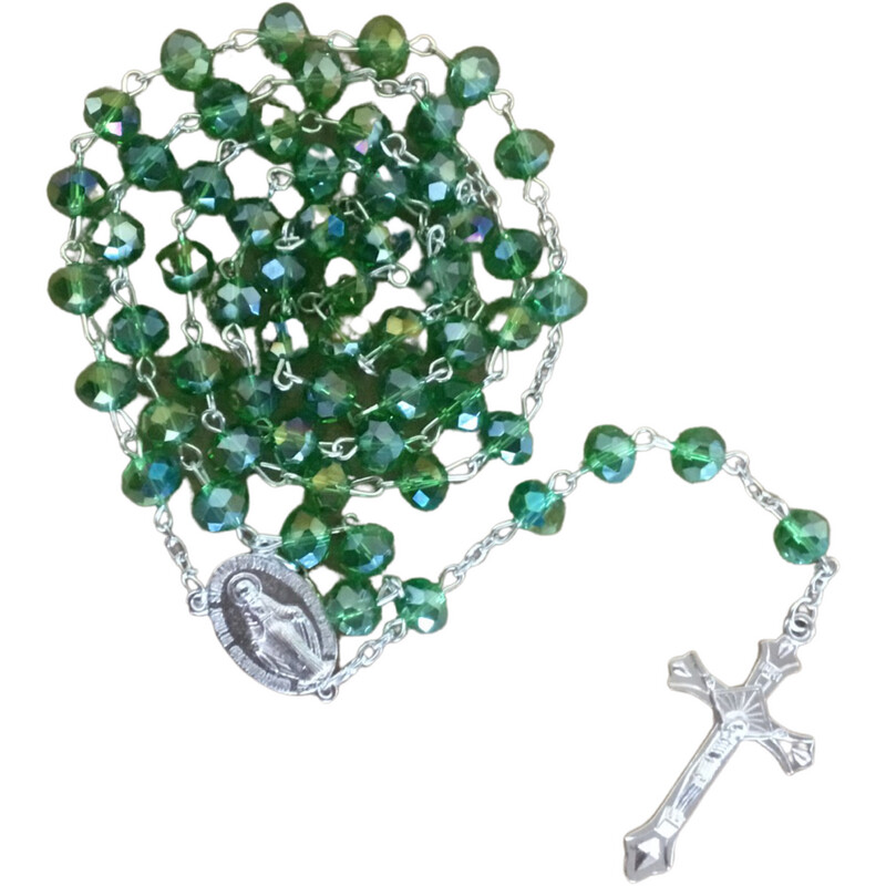 Rosary Large Crystal Bead
