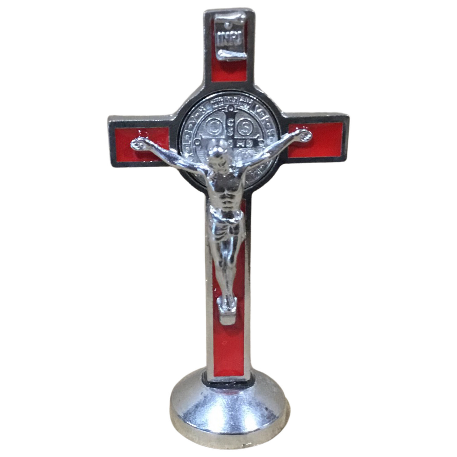 Metal Cross Small - Assorted Colours, Colour: Red