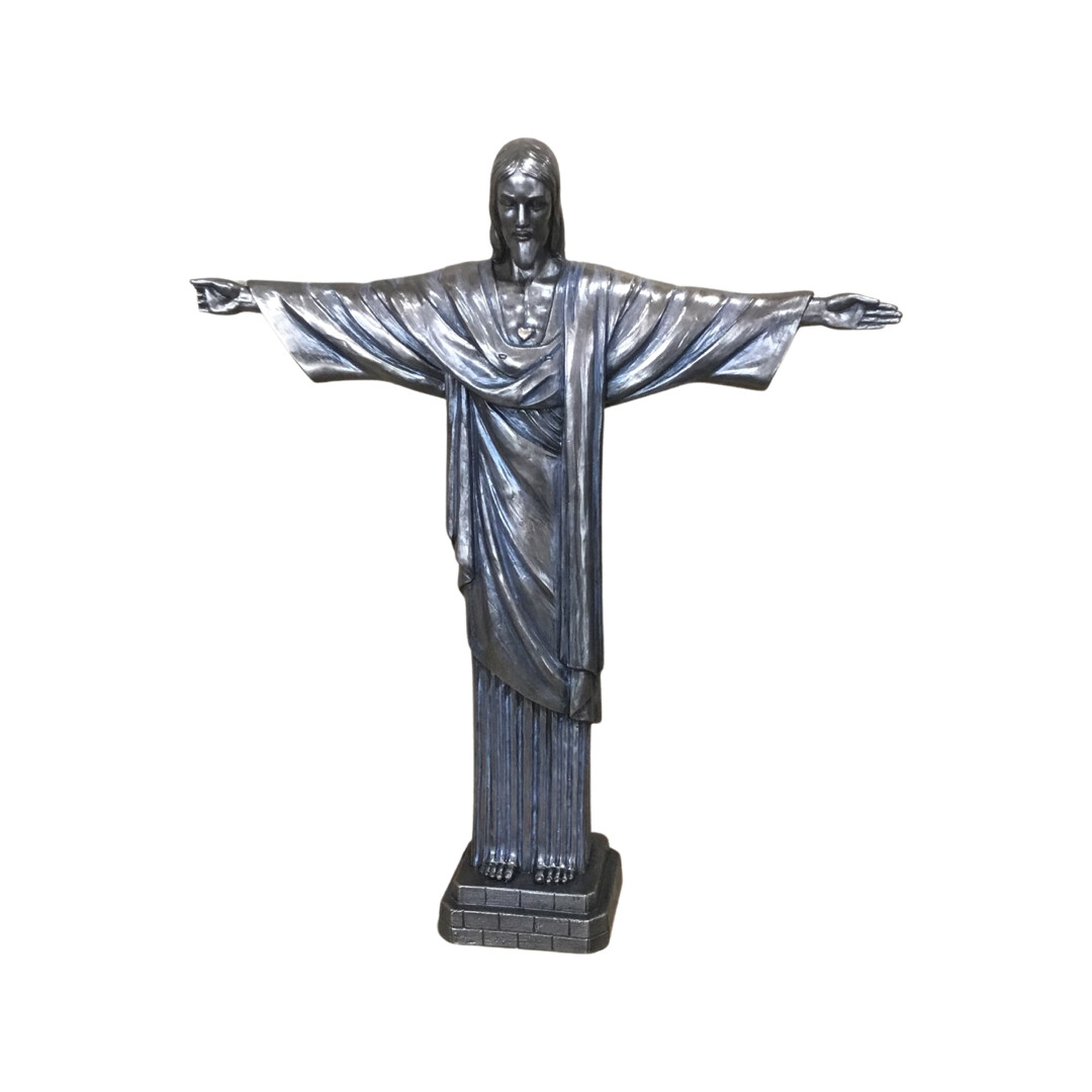 Christ the Redeemer Statue 29cm - Bronze