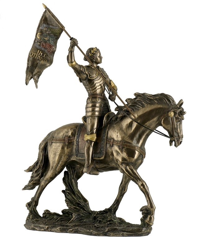 Saint Joan of Arc Jeanne D&#39;arc 28cm - Bronze