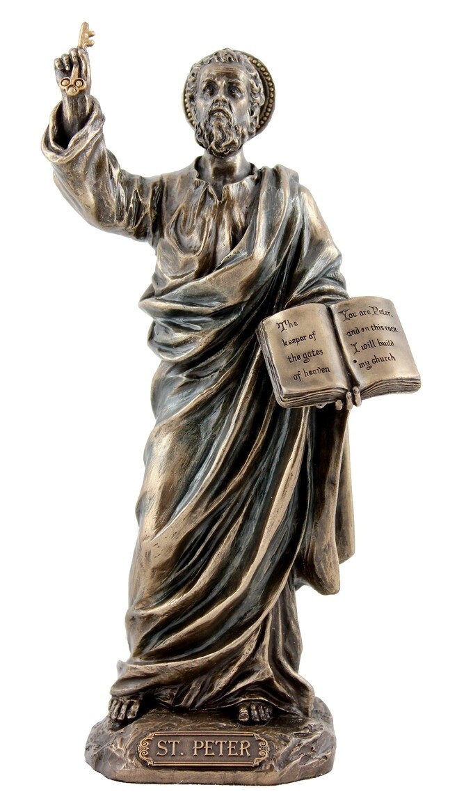 Saint Peter 21cm - Bronze