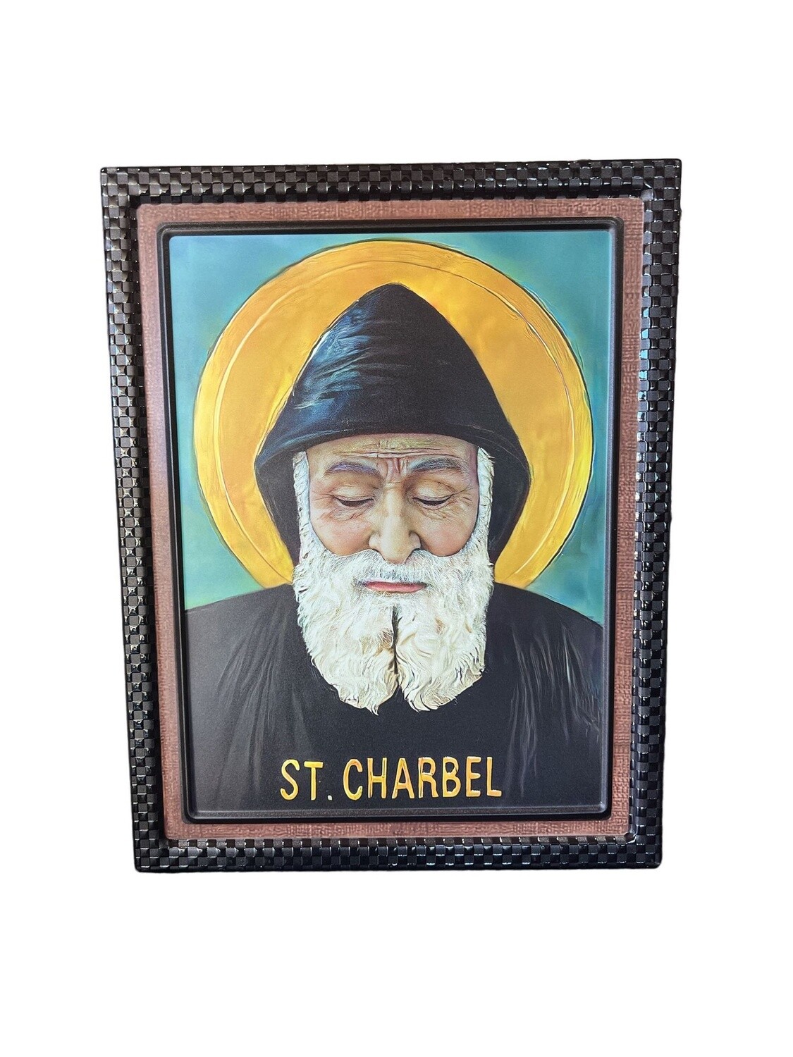St Charbel Metal Photo Frame