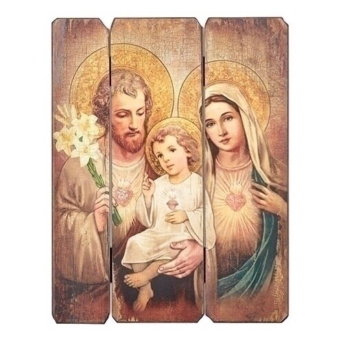 Roman JS Panels &amp; Plaques - 38cm  Holy Family Decorative Panel