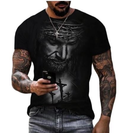 T-shirt, Style: Face of Christ, Size: Small
