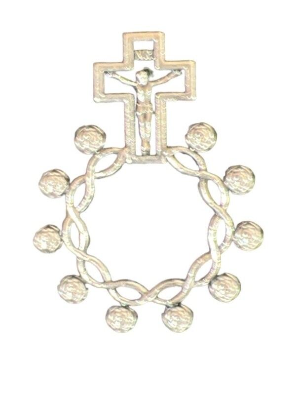 Large Metal Rosary Ring