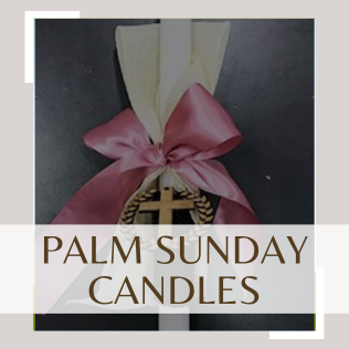 Palm Sunday Candles