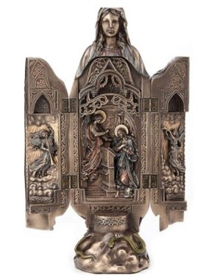 immaculate Heart of Mary bronze-Open