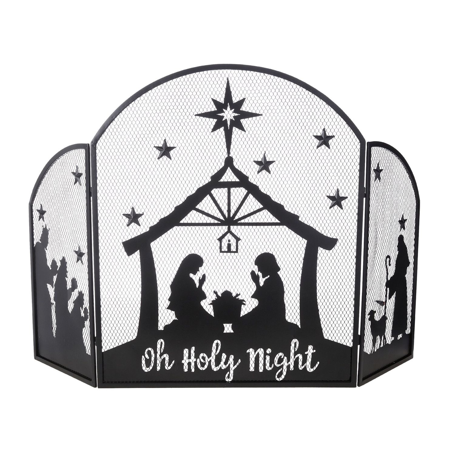 48&quot; Nativity Fire Screen