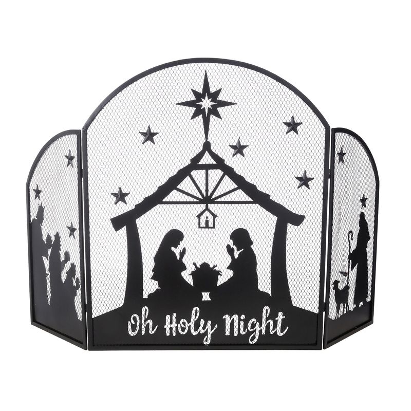 48&quot; Nativity Fire Screen