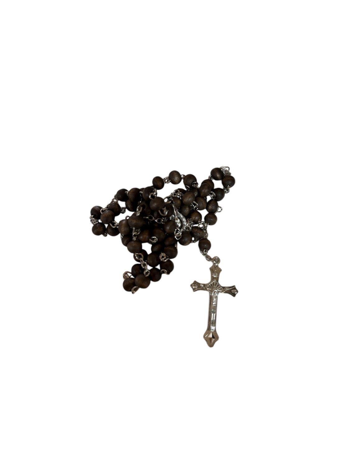 48cm Wood Rosary, Colour: Brown