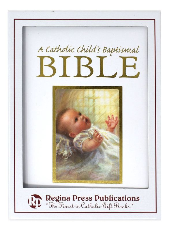 A Catholic Childs Baptism Bible - Gift Boxed
