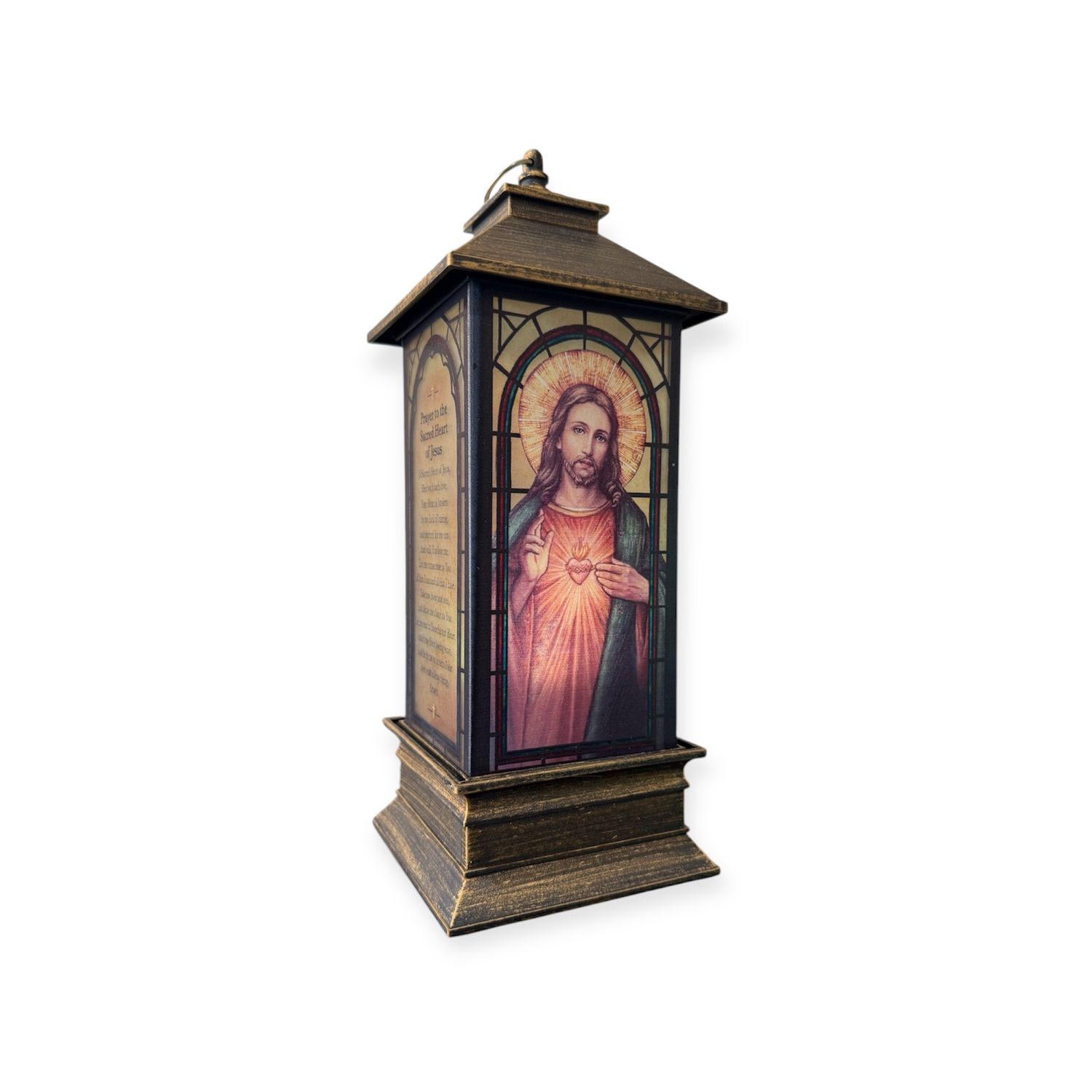 26.7cm LED Sacred Heart of Jesus Lantern