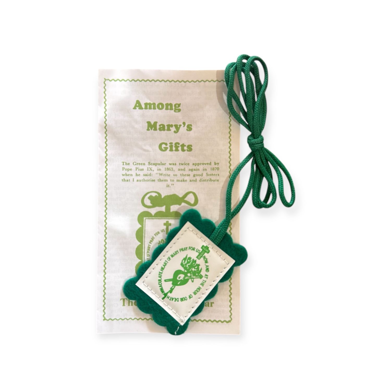 Scapular Green &amp; Leaflet