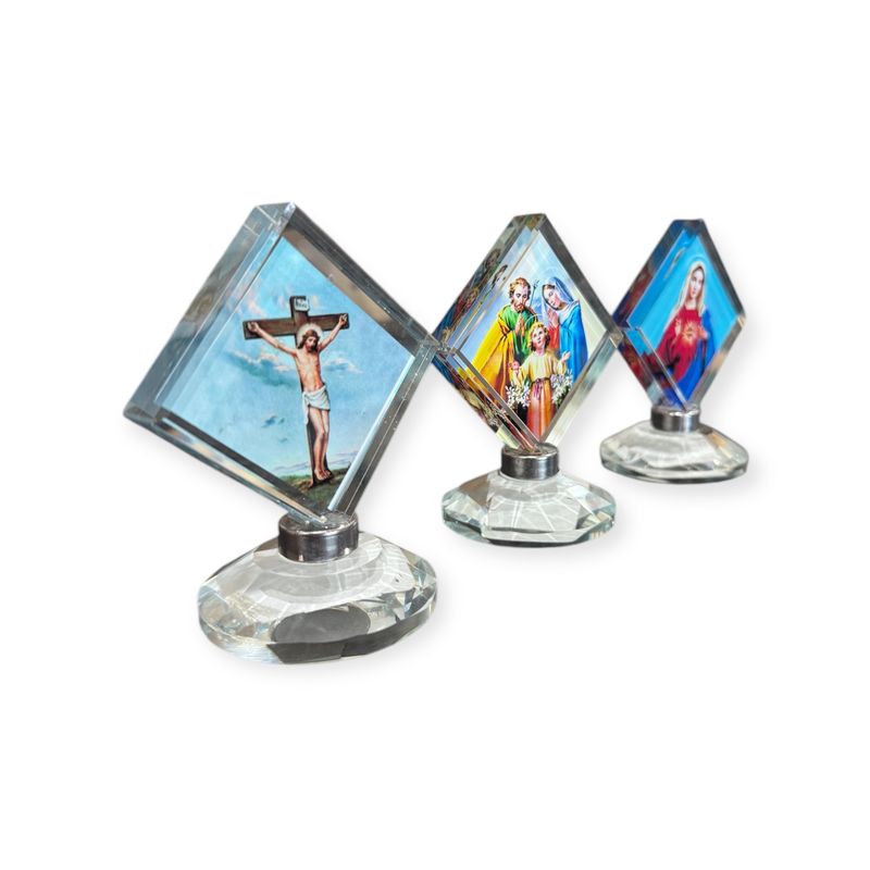 Glass Diamond Rotating Icon