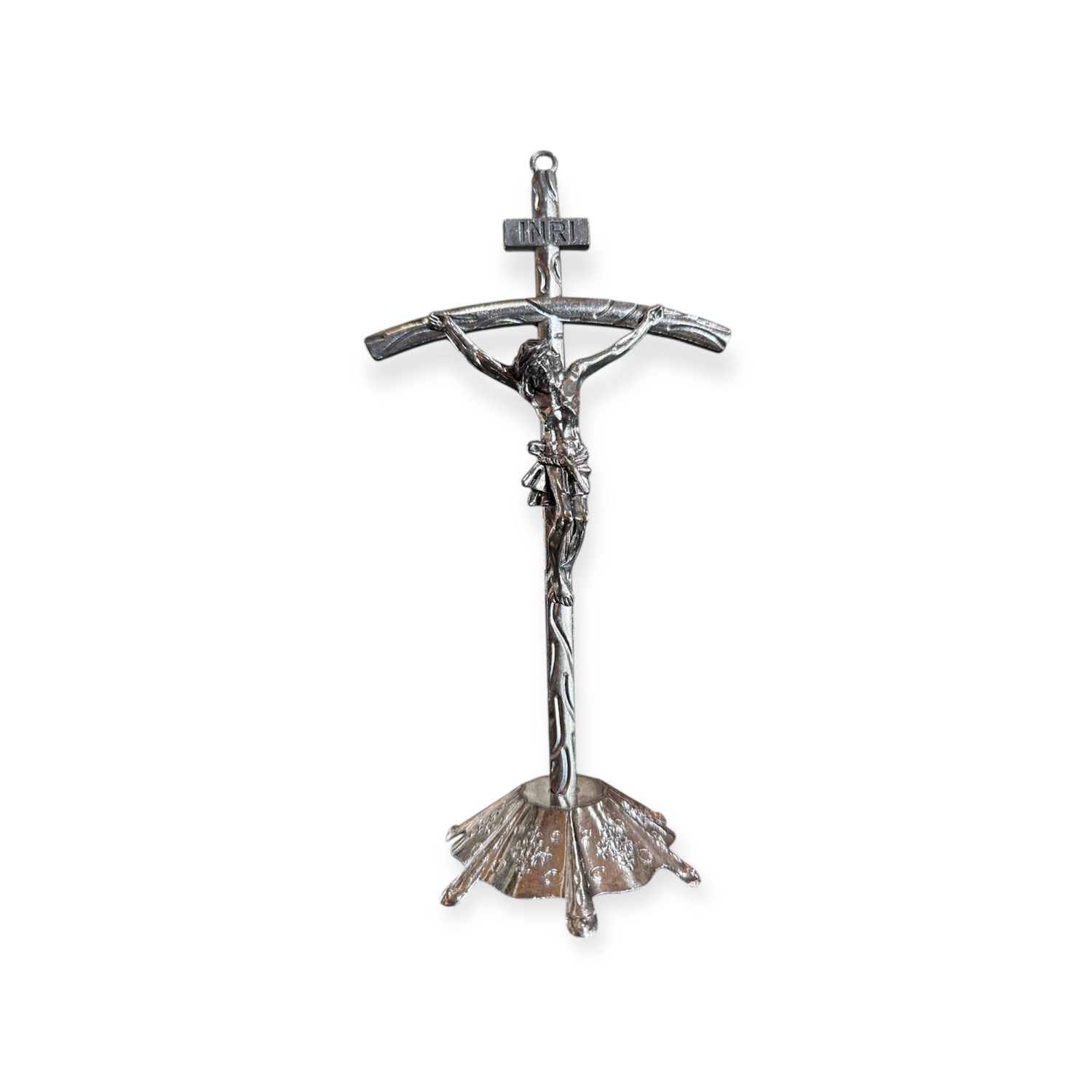 Silver Metal Crucifix 12 x 5.3 x21 cm