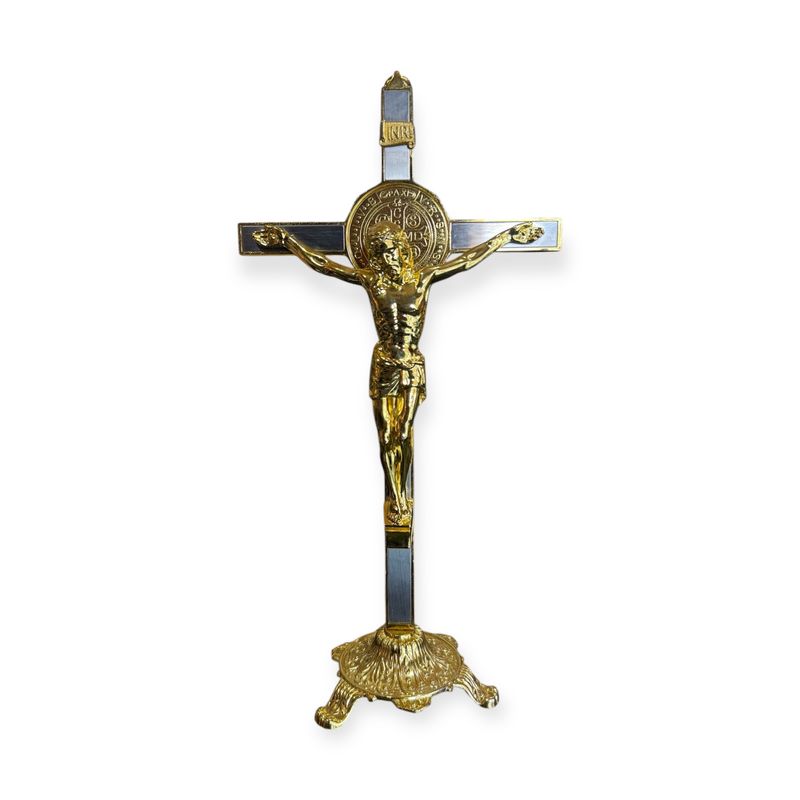 Metal Cross with Stand