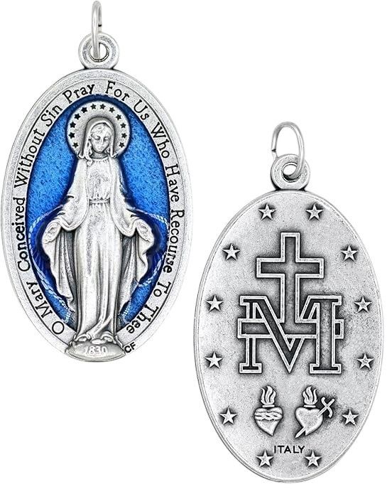 Miraculous Medals, Colour: Large Blue