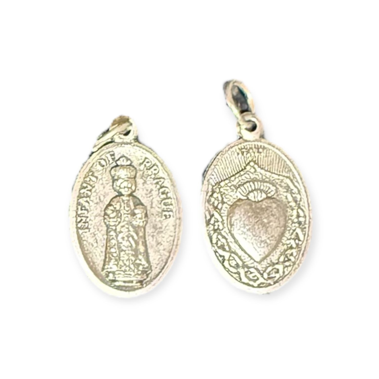 Infant Of Prague Silver Medals