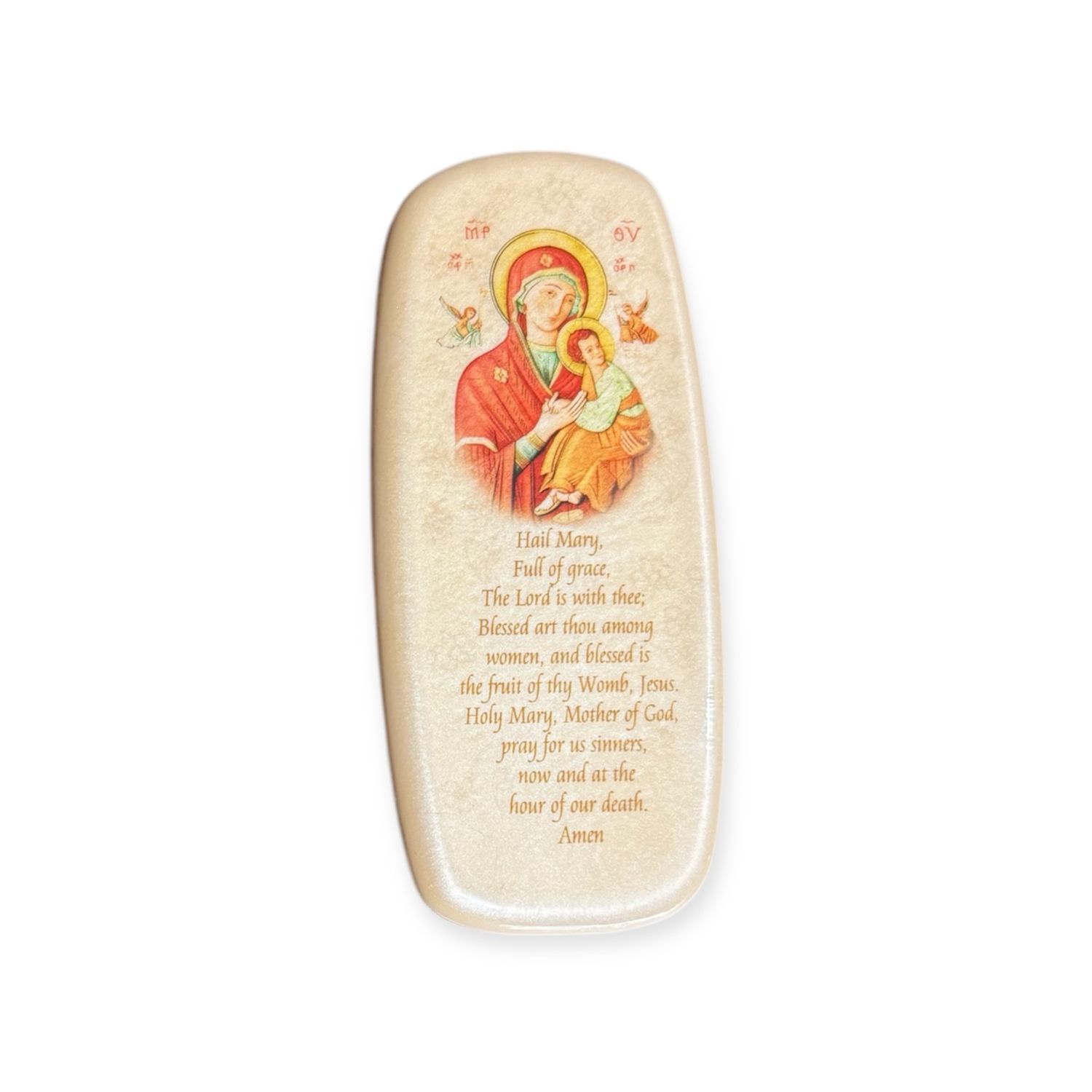 STONE LOOK PLAQUE, Saint: Holy Family