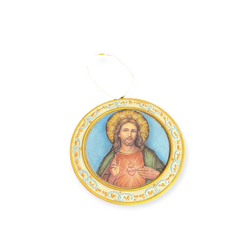 4.5&quot; Sacred Heart Plaque