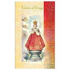 Infant of Prague Card, Style: folded