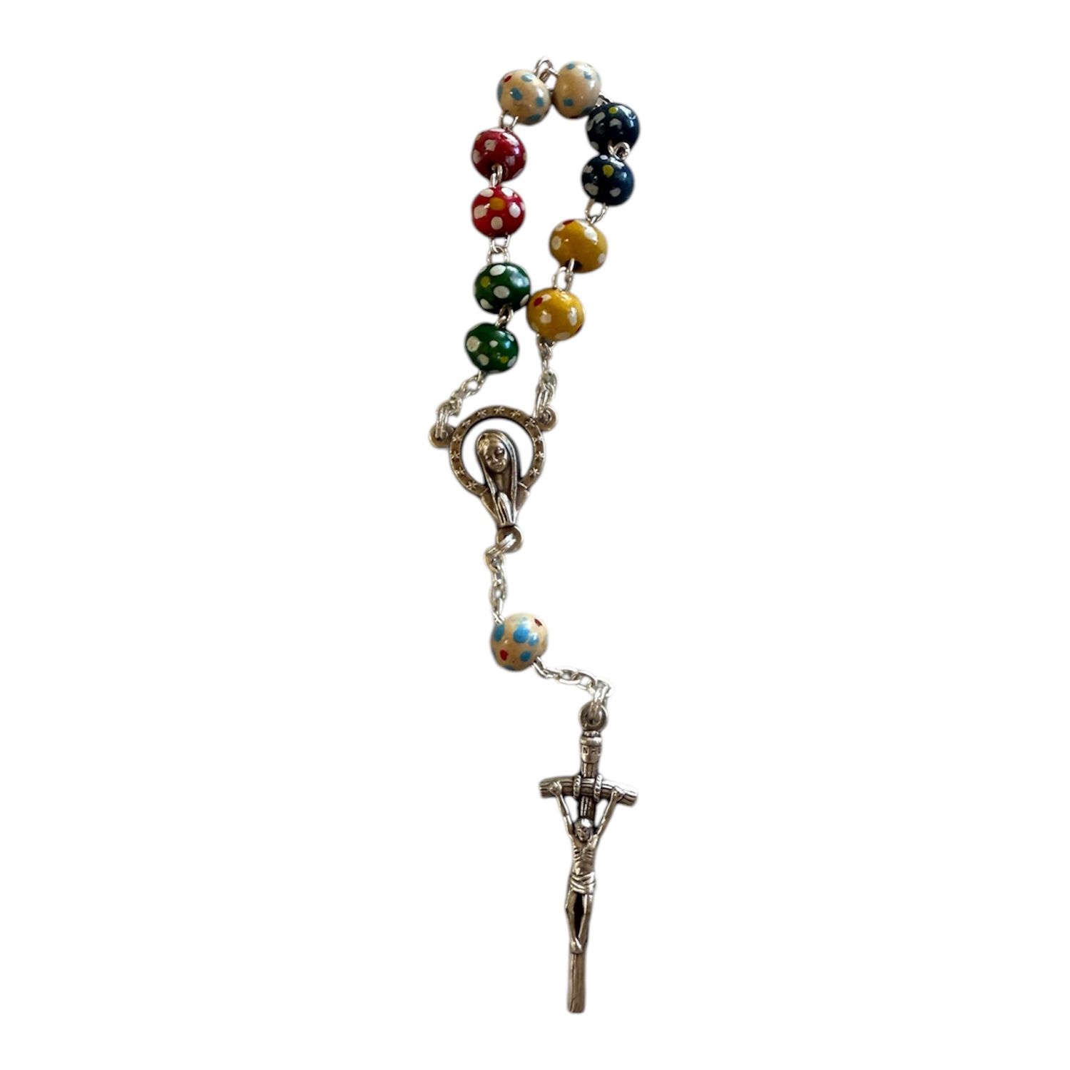 Rosary Ring Multi Colour - 5mm Beads