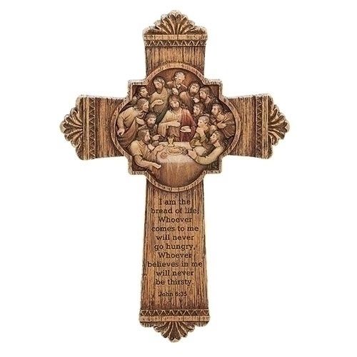 26cm/10.25&quot; Last Supper Wall Cross