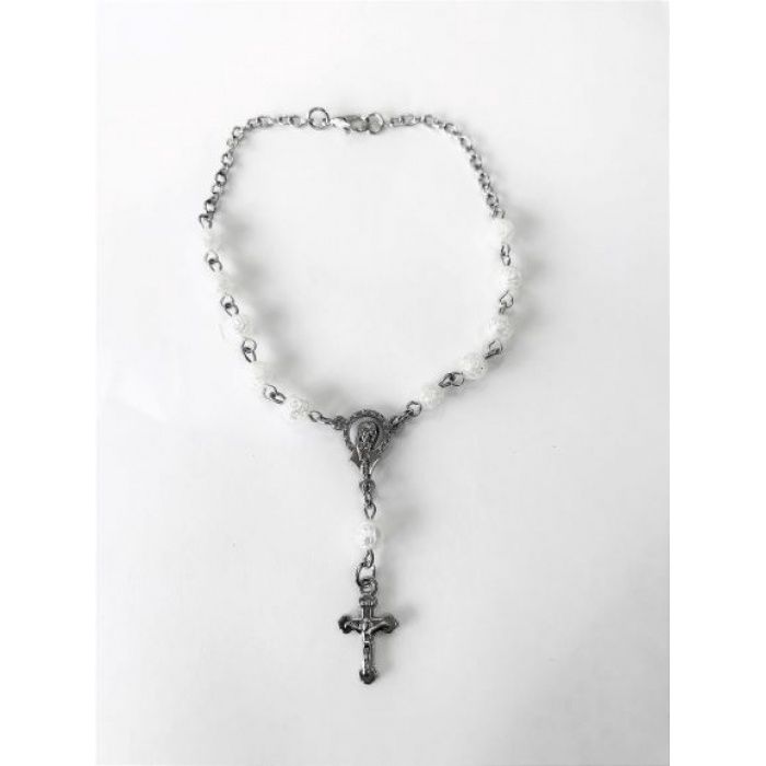 15CM ROSARY-SIL