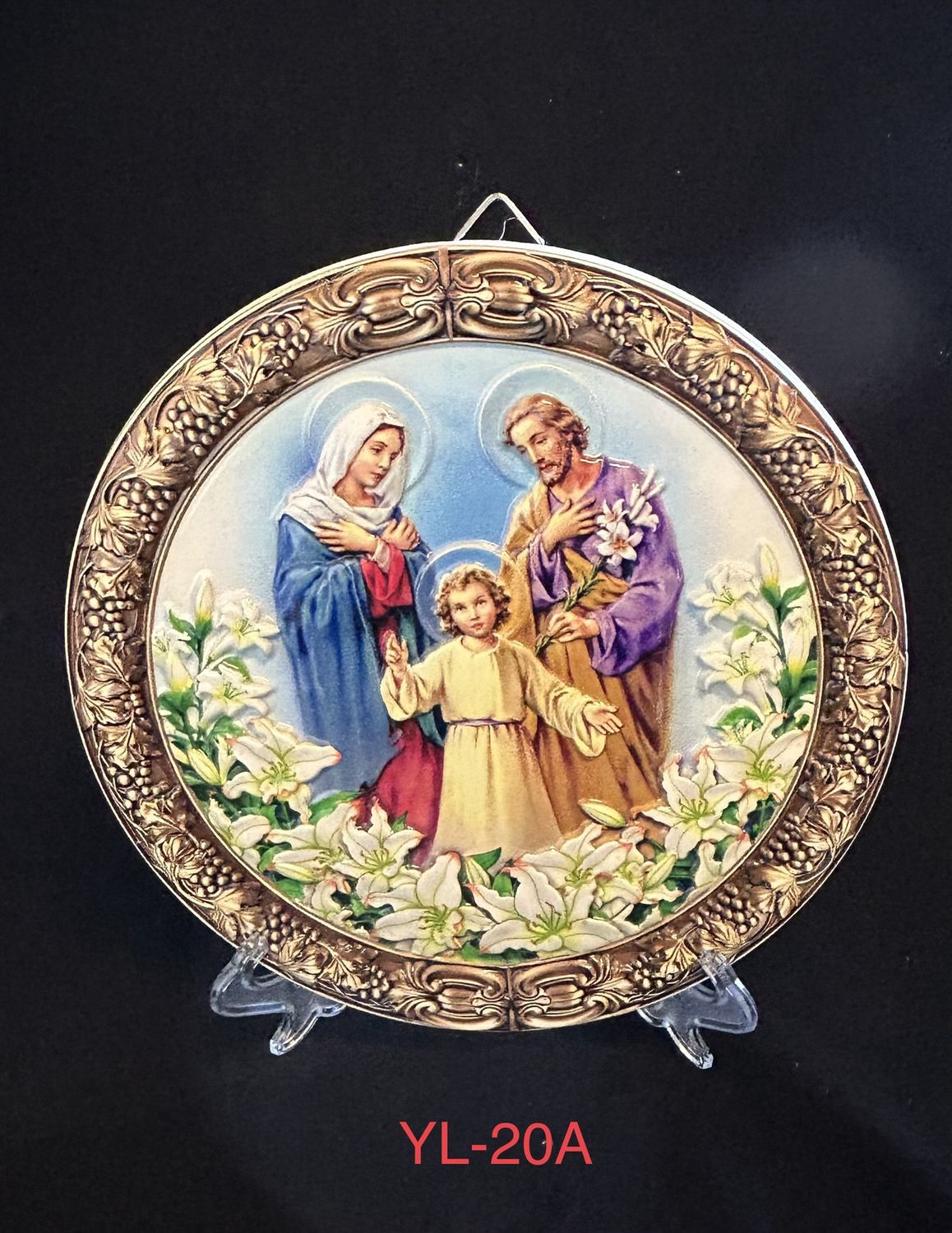 Religious Picture Frame 12 CM, Style: Holy Family