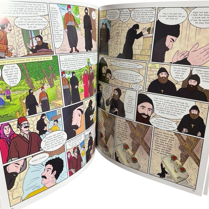 St. Charbel of Lebanon (Saint of Wonders) Comic Book