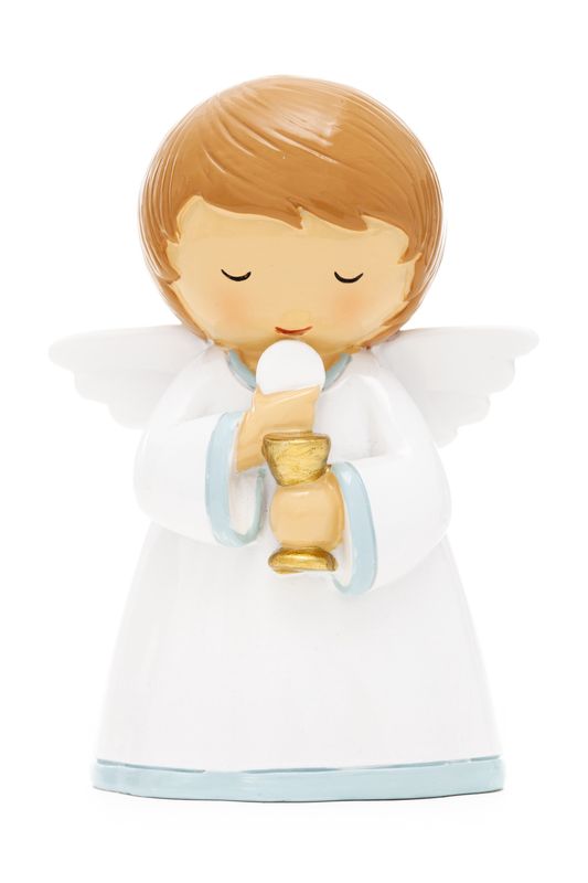 First Communion Chalice &amp; Boy Statue (Little Drops)