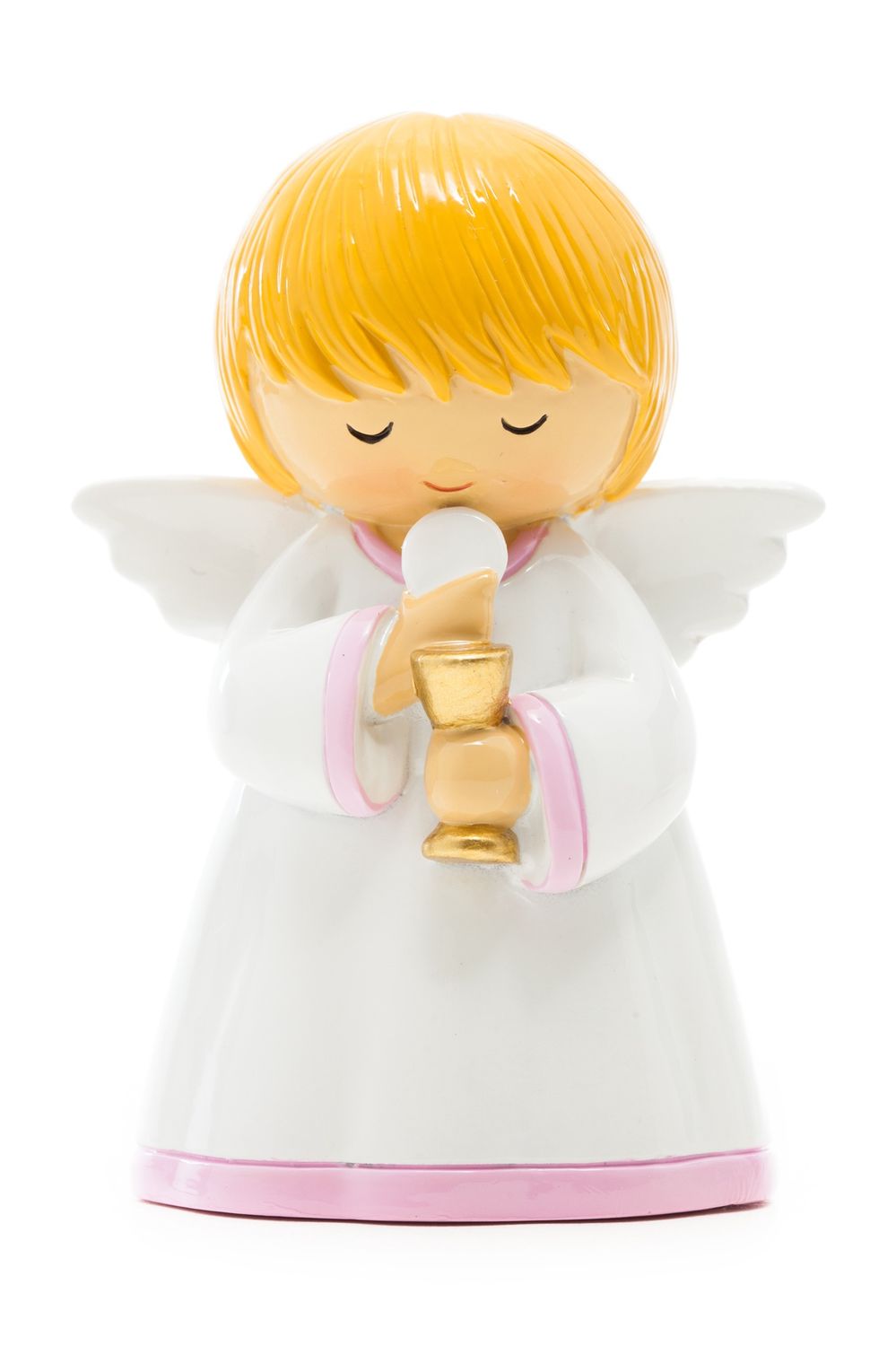 First Communion Chalice &amp; Girl Statue (Little Drops)