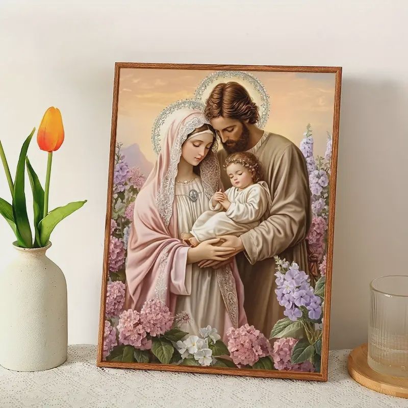 Diamond Art, Style: Holy Family (29.97 x 40.13 cm)